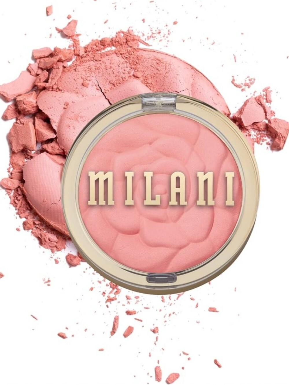 Milani Blush — Coral Pink Rose Baked Blusher